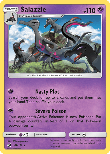 Salazzle, Crimson Invasion 47