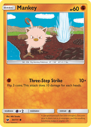 Mankey, Crimson Invasion 50