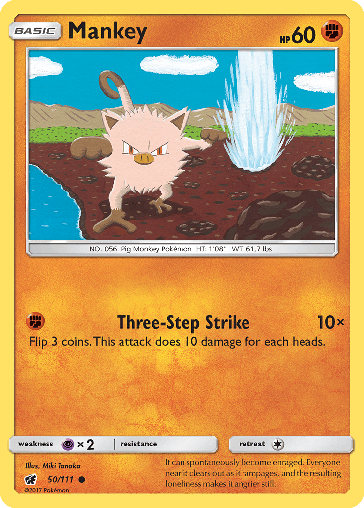 Mankey, Crimson Invasion 50
