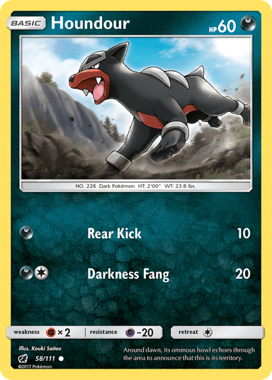 Houndour, Crimson Invasion 58