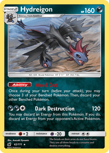 Hydreigon, Crimson Invasion 62