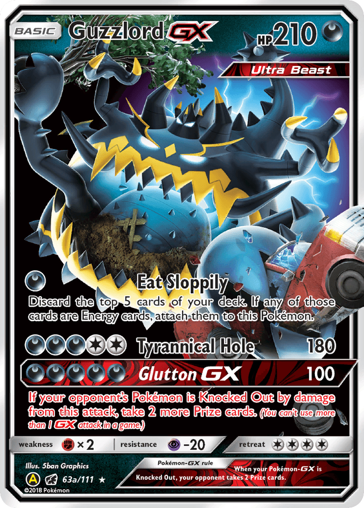 Guzzlord-GX, Crimson Invasion 63a