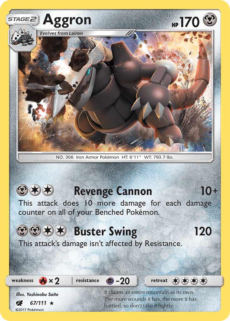 Aggron, Crimson Invasion 67