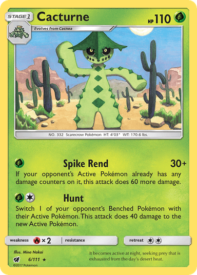 Cacturne, Crimson Invasion 6