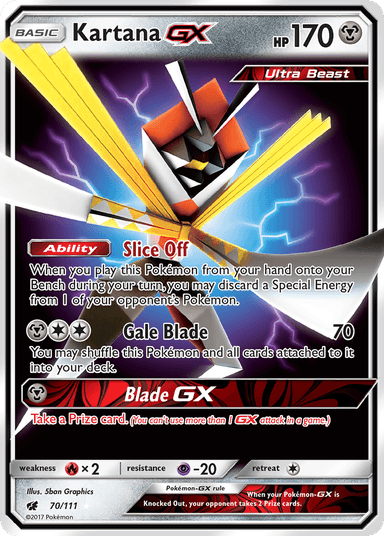 Kartana-GX, Crimson Invasion 70