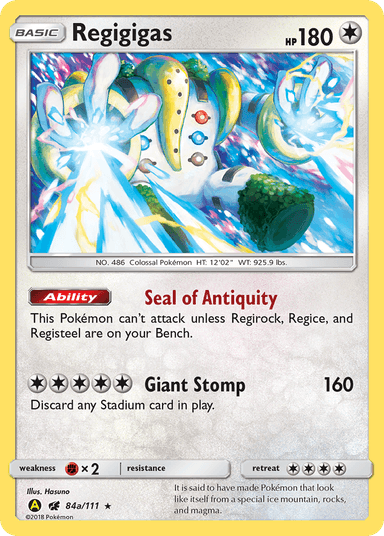 Regigigas, Crimson Invasion 84a