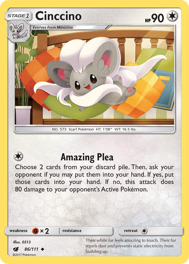 Cinccino, Crimson Invasion 86