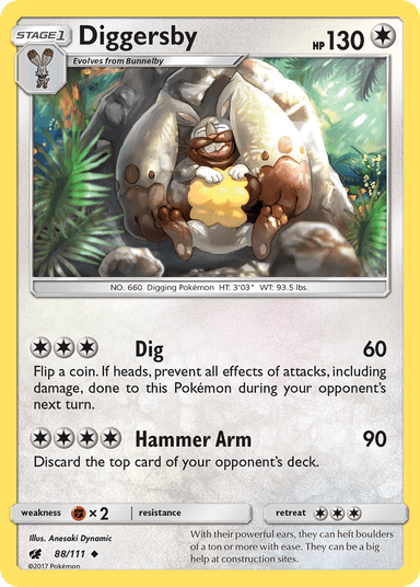 Diggersby, Crimson Invasion 88