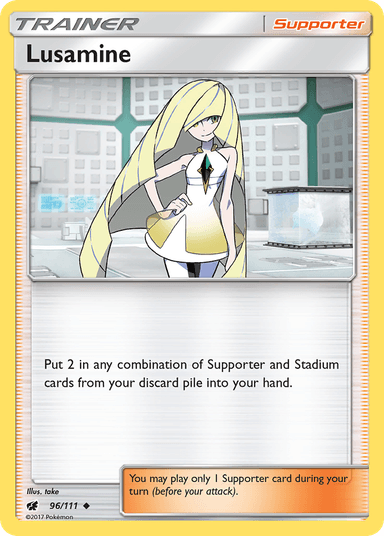 Lusamine, Crimson Invasion 96