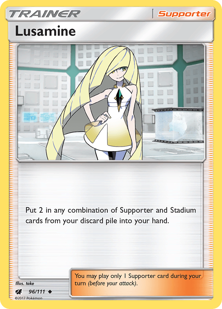 Lusamine, Crimson Invasion 96