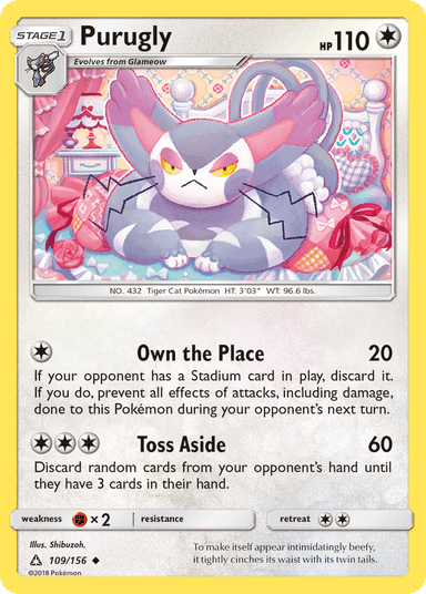 Purugly, Ultra Prism 109