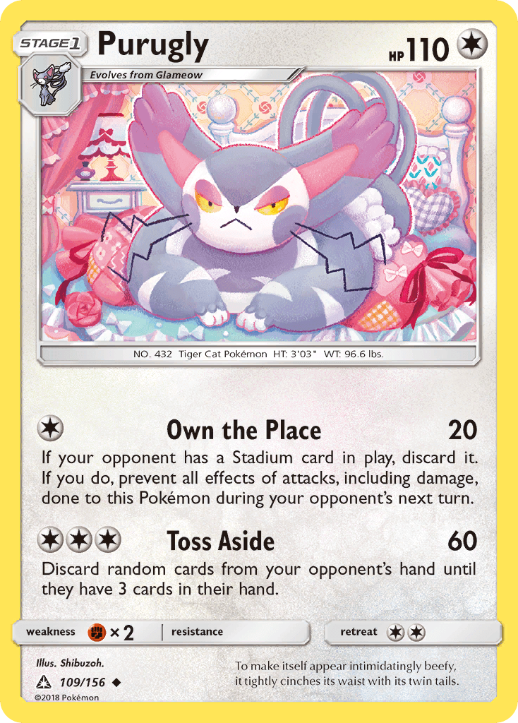 Purugly, Ultra Prism 109