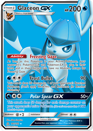 Glaceon-GX, Ultra Prism 141