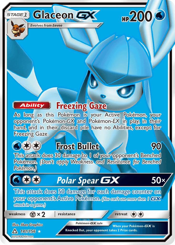 Glaceon-GX, Ultra Prism 141