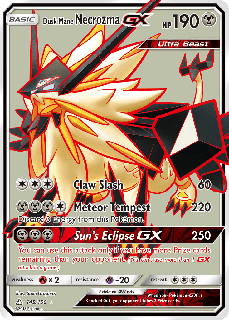 Dusk Mane Necrozma-GX, Ultra Prism 145