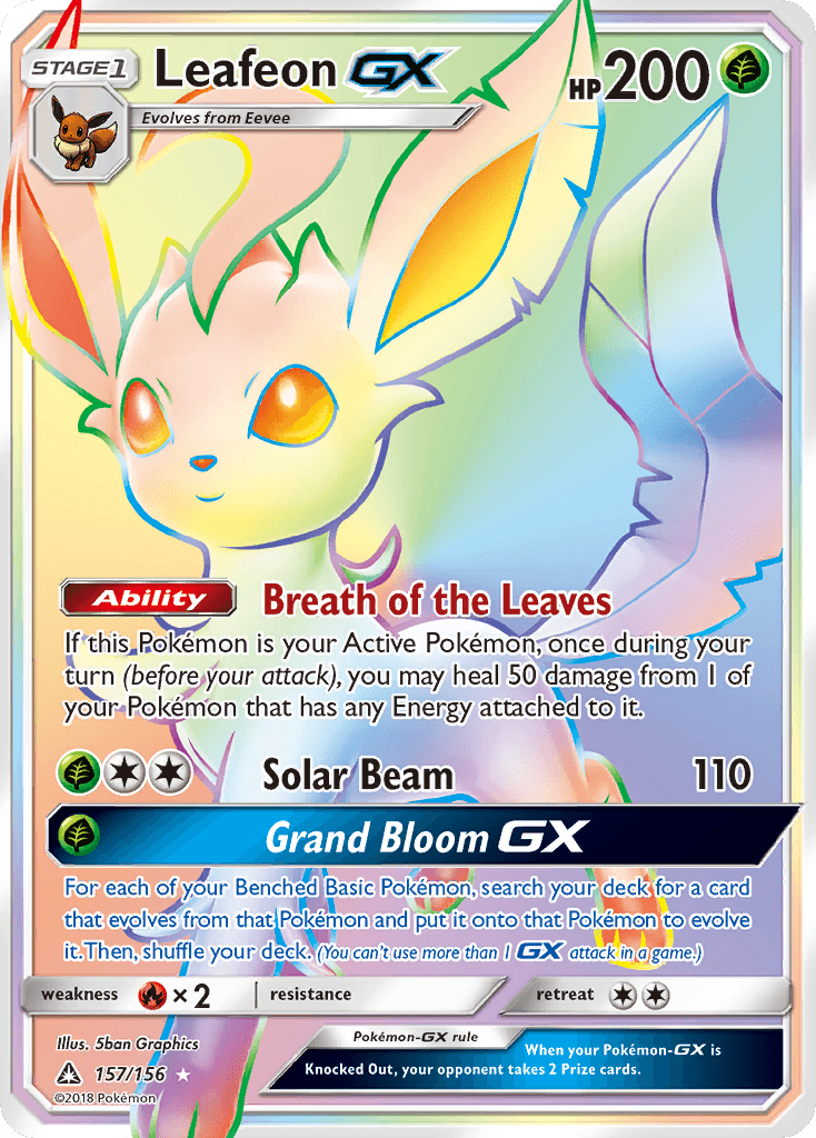 Leafeon-GX, Ultra Prism 157