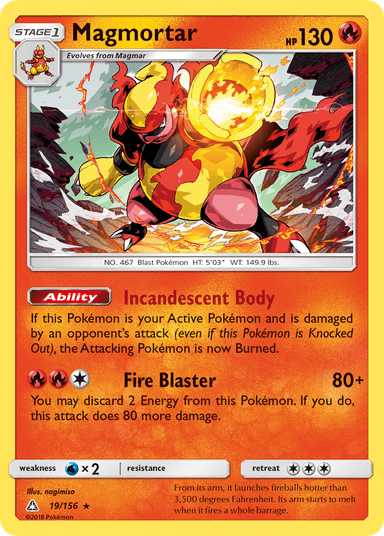 Magmortar, Ultra Prism 19