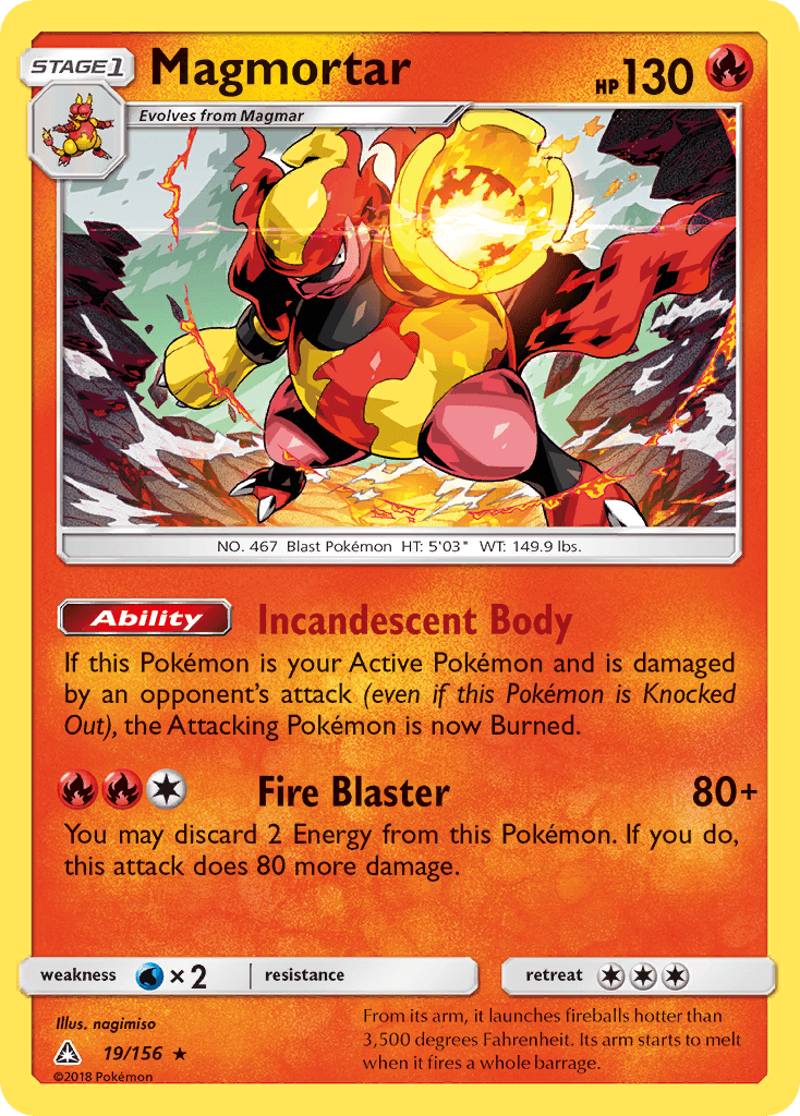 Magmortar, Ultra Prism 19