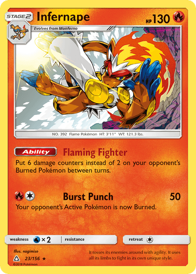 Infernape, Ultra Prism 23