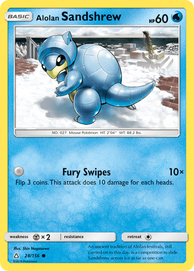 Alolan Sandshrew, Ultra Prism 28