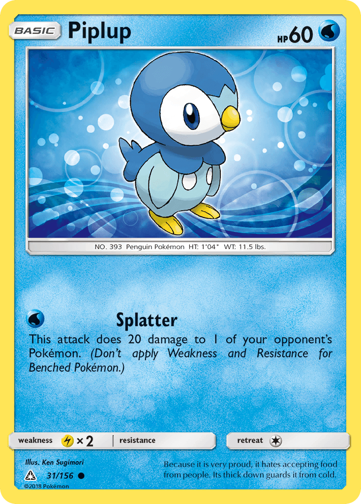 Piplup, Ultra Prism 31