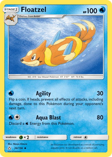 Floatzel, Ultra Prism 36