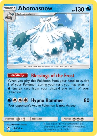 Abomasnow, Ultra Prism 38