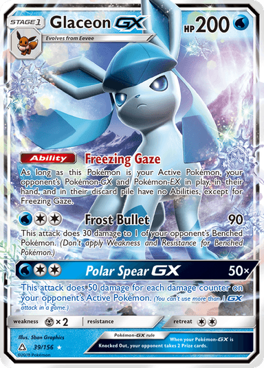 Glaceon-GX, Ultra Prism 39