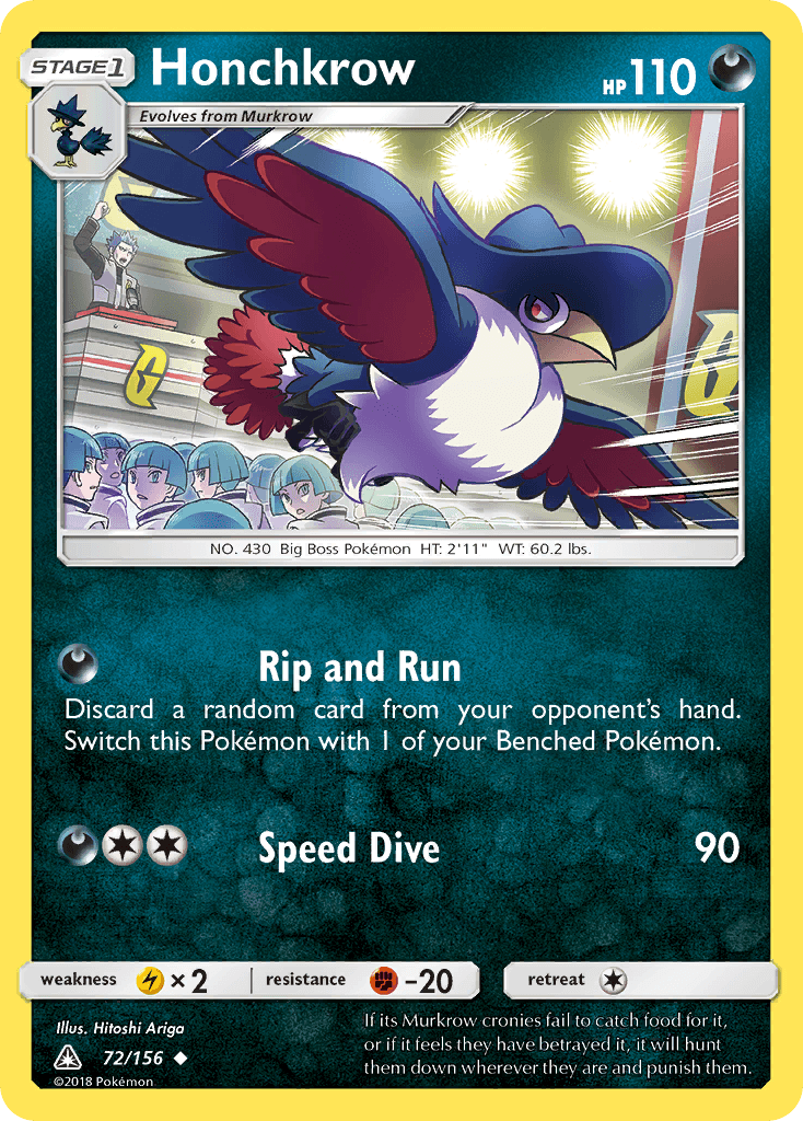 Honchkrow, Ultra Prism 72
