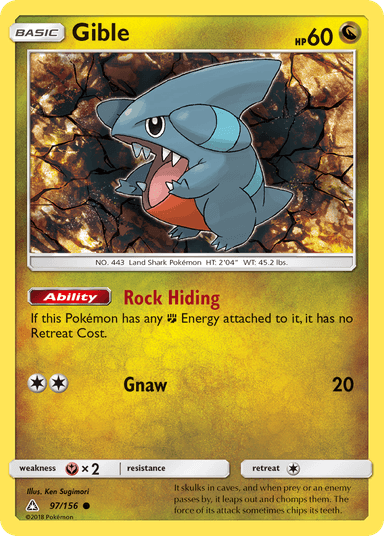 Gible, Ultra Prism 97