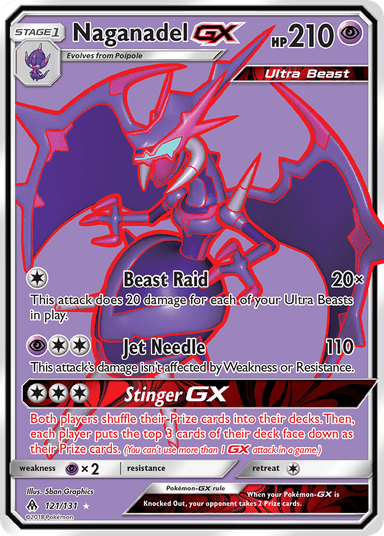 Naganadel-GX, Forbidden Light 121