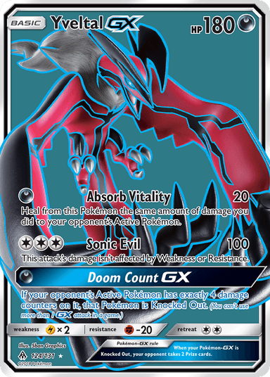 Yveltal-GX, Forbidden Light 124