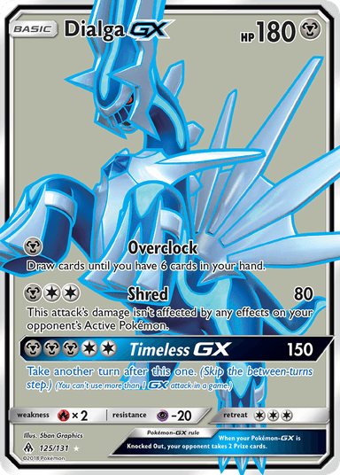 Dialga-GX, Forbidden Light 125