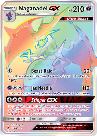 Naganadel-GX, Forbidden Light 134