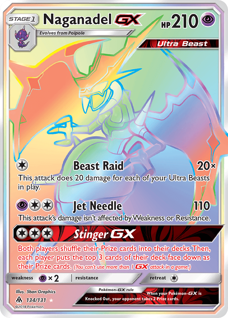 Naganadel-GX, Forbidden Light 134