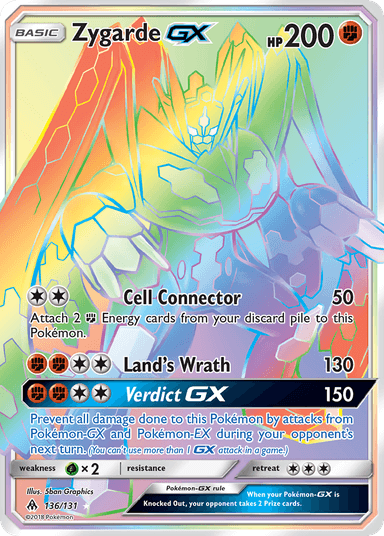 Zygarde-GX, Forbidden Light 136