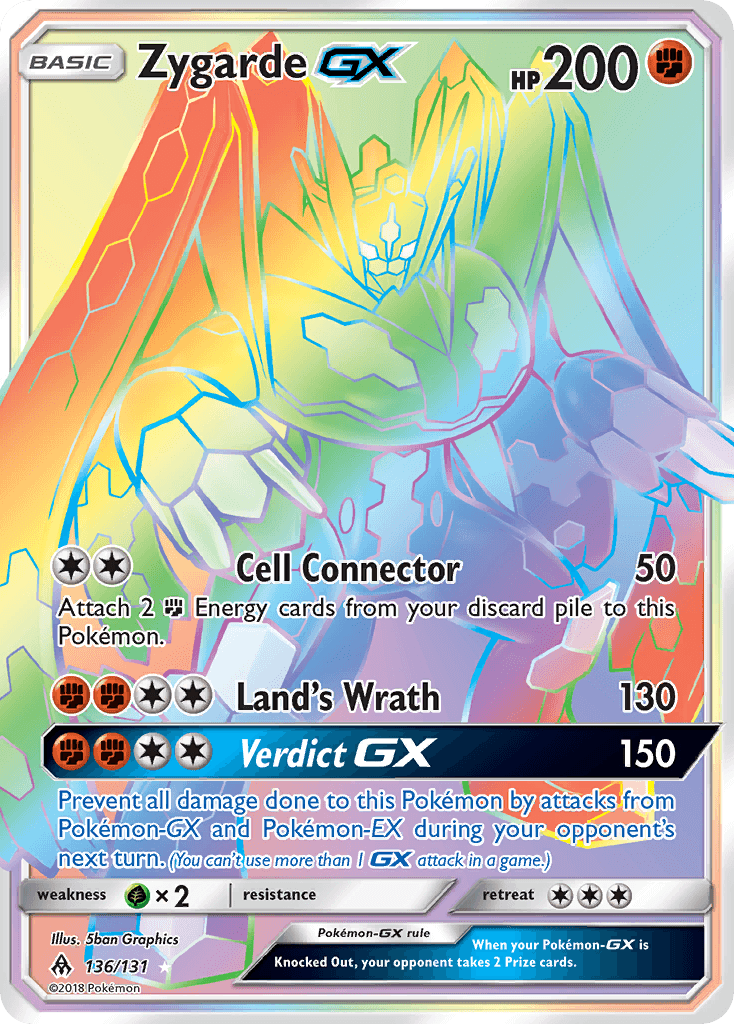 Zygarde-GX, Forbidden Light 136