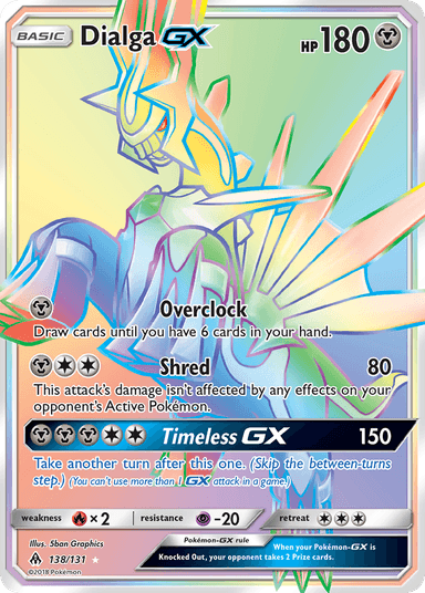 Dialga-GX, Forbidden Light 138