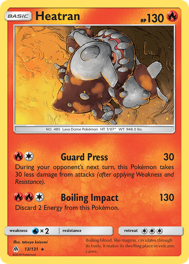 Heatran, Forbidden Light 13