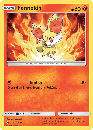 Fennekin, Forbidden Light 14
