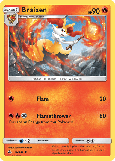 Braixen, Forbidden Light 16