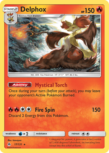 Delphox, Forbidden Light 17
