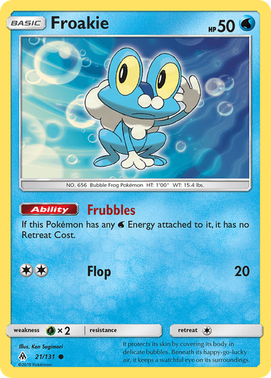 Froakie, Forbidden Light 21