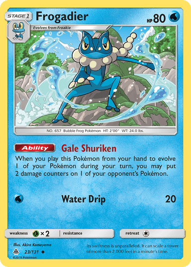 Frogadier, Forbidden Light 23