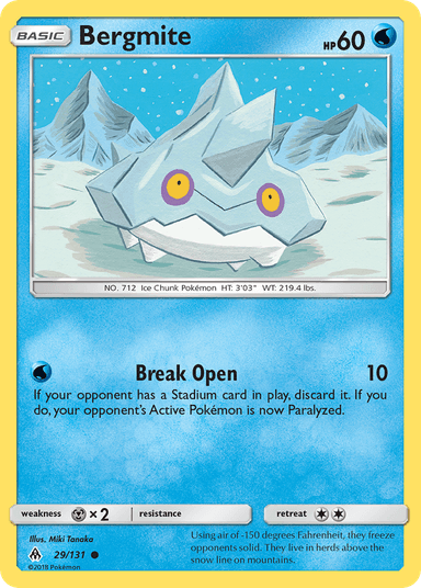 Bergmite, Forbidden Light 29