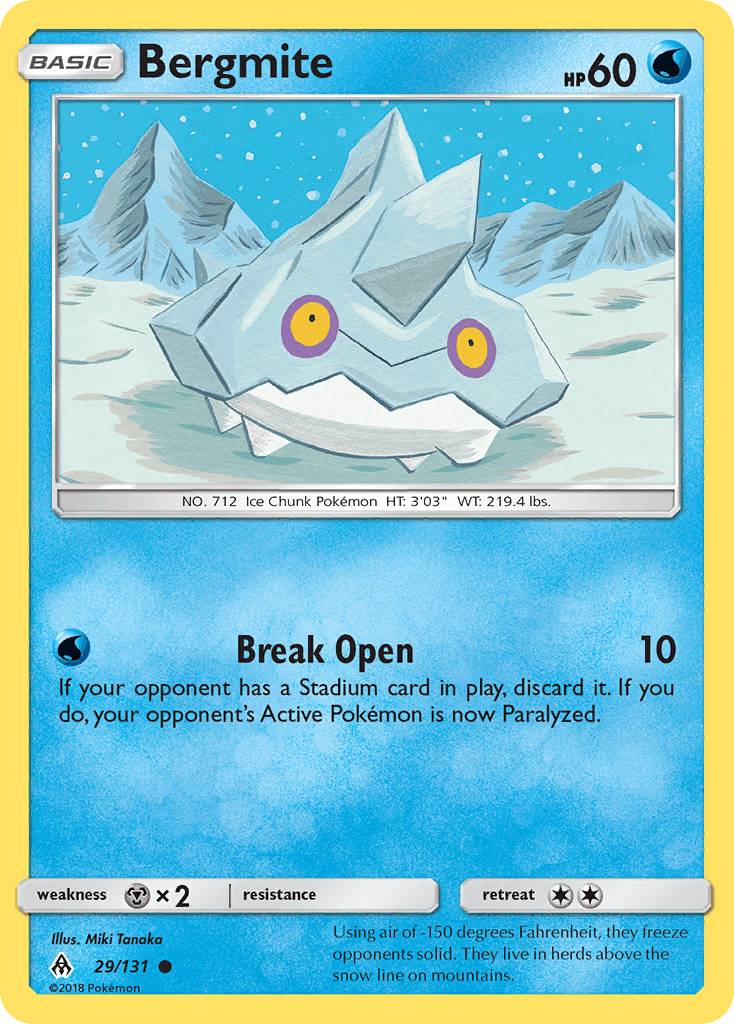 Bergmite, Forbidden Light 29