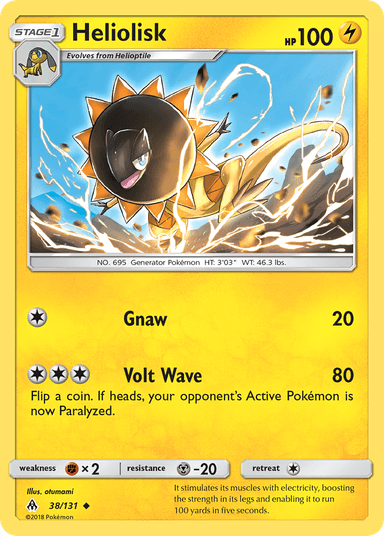 Heliolisk, Forbidden Light 38