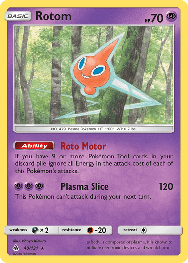 Rotom, Forbidden Light 40
