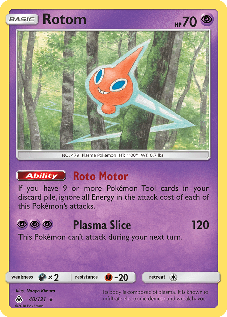 Rotom, Forbidden Light 40