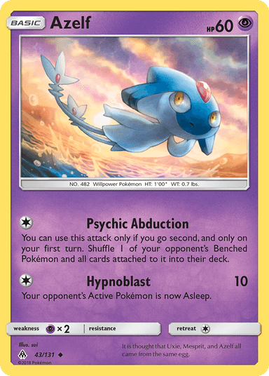 Azelf, Forbidden Light 43